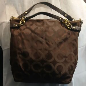 Mahogany Coach Purse